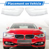 BMW 740i 1 x Pair Front Left Right Headlight Lens Cover