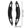 Subaru Forester Black Steering Wheel Paddle Shifter Extensions (15-19)