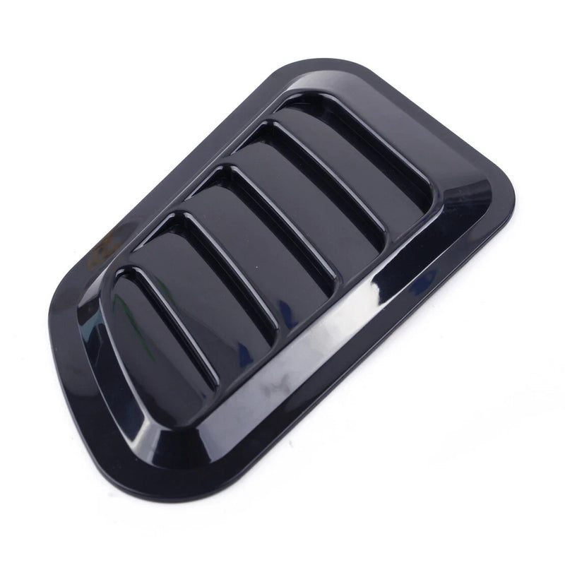 Make & Model Black Car Decorative Air Flow Hood Scoop Vent Covers