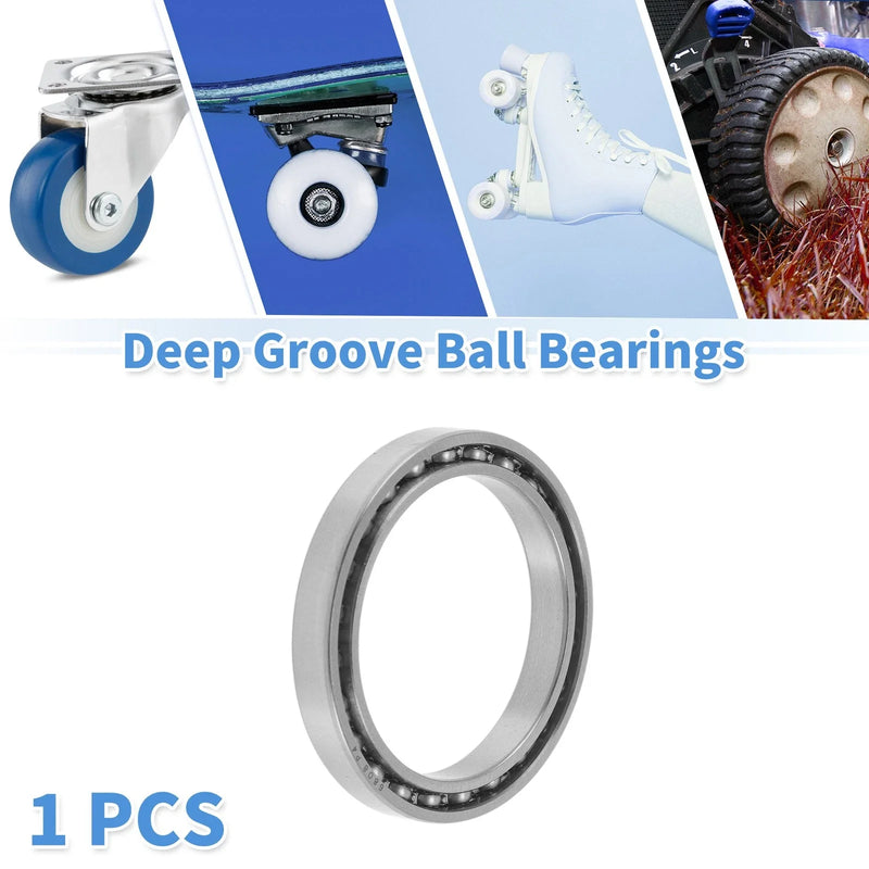 Scooter Skateboard Wheel 6808 Deep Groove Ball Bearings 40x52x7mm 1Pc