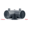 Heater 3in Y Branch Duct Splitter with Regulator Flap Valve