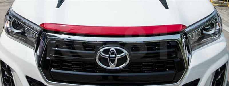 Toyota Hilux 1kd1KD / Kun Red Hood Garnish Cover (2018-2019)