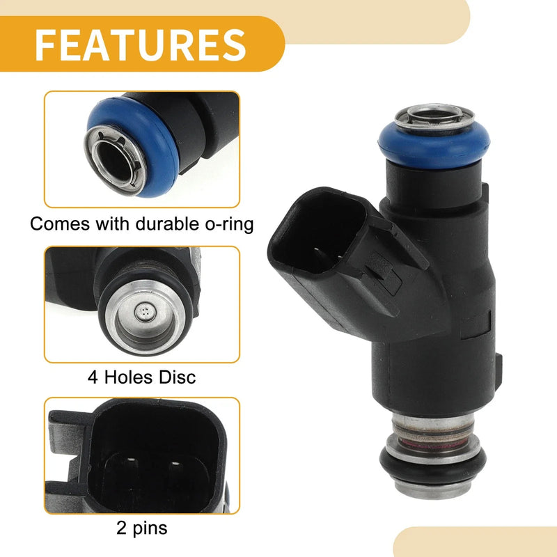 GMC Sierra 2500HD Black Fuel Injector 6.0L Flex (2010 - 2018)