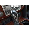 Infiniti Q50 Q60 QX60 QX80 Real Carbon Fiber Gear Shift Knob Cover Trim fit
