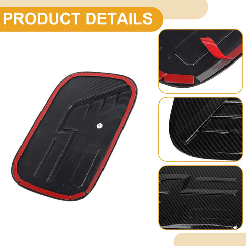 Kia Carnival 2020-2025 Carbon Fiber Black Fuel Tank Door Cap