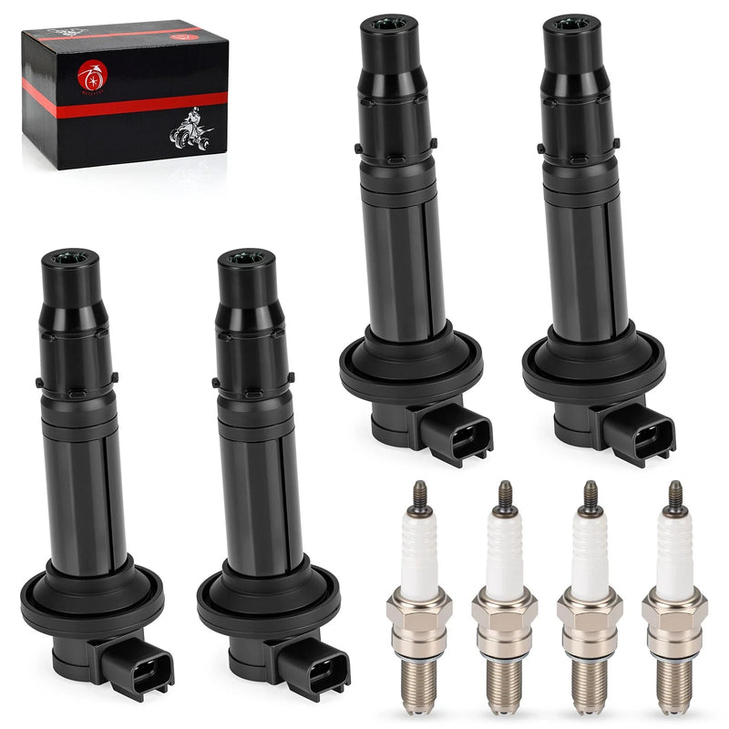 Yamaha YZF R6 4Pcs Ignition Coils & Spark Plugs (1999–2002)