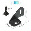 Jeep Wrangler JL JLU JK TJ Steel Driver Side Antenna Mount Bracket (2018-2023)
