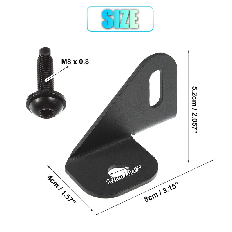 Jeep Wrangler JL JLU JK TJ Steel Driver Side Antenna Mount Bracket (2018-2023)