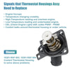 Honda Civic CR-V Engine Coolant Thermostat Housing (2001-2011)