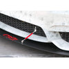 75mm Red Adjustable Front Bumper Rod Splitter Strut Support