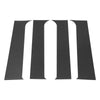Ford F-250 (1999-2014) Carbon Fiber Black 4pcs Door Pillar Window Trim