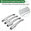 Honda Odyssey (2015-2022) Silver Tone Car Door Handle Cover Trim