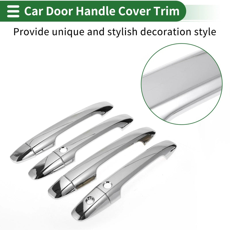 Honda Odyssey (2015-2022) Silver Tone Car Door Handle Cover Trim