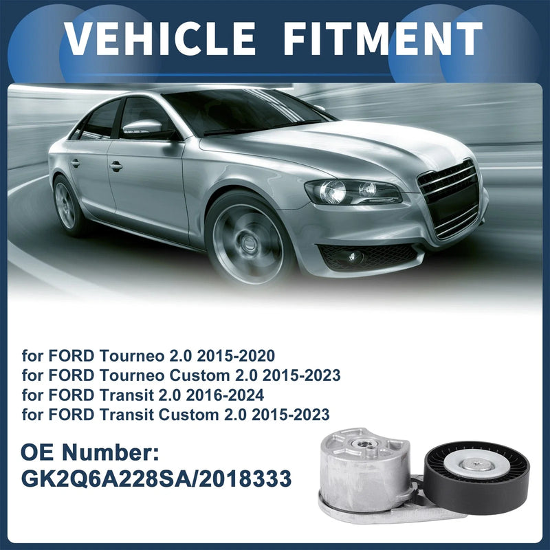 Ford Tourneo 2.0 (2015-2020) - Metal 1 x Unit Belt Tensioner