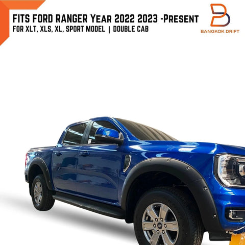 Ford Ranger 2022-2024 () Matte Black Fender Flares