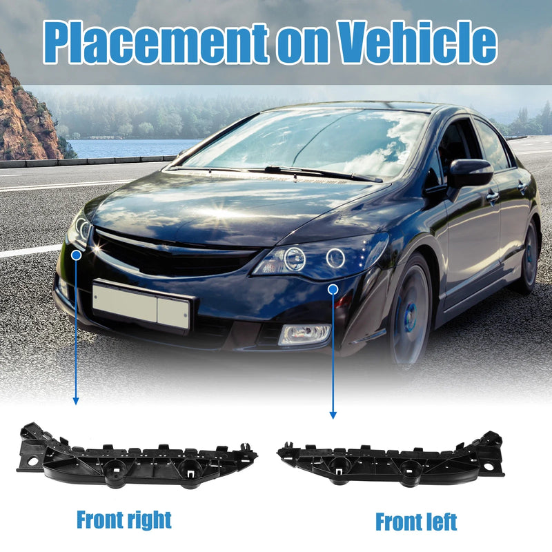 Honda Civic Left Right Front Bumper Bracket (2005-2011)