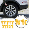 Wheel Protector Birds Head Restraints Round Plastic Pad