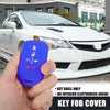 Honda Accord Civic CR-V 5 Button Key Fob Cover Case Blue (2016-2023)