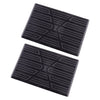 Universal Black PVC Car Floor Carpet Pad Mat Pedal Patch Cover