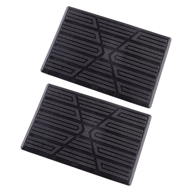 Universal Black PVC Car Floor Carpet Pad Mat Pedal Patch Cover