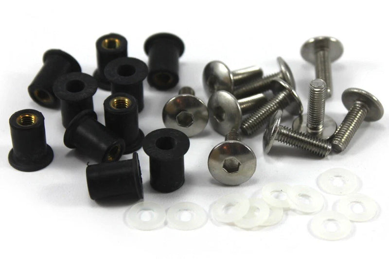 Honda ATV TRX TRX500 TRX400 TRX350 TRX700 Quad Plastic Body Bolts X 10
