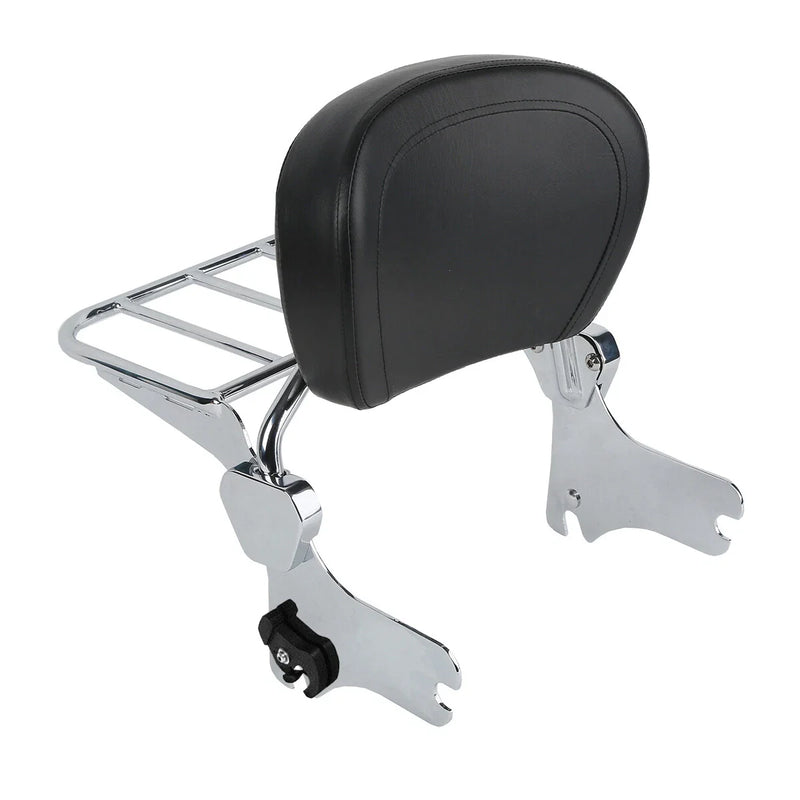 Harley Touring Road Glide Backrest Sissy Bar + Luggage Rack (1997-2008)