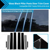 Toyota RAV4 Gloss Black Door Trim Covers (2019-2024)