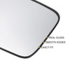Hyundai Santa Fe Left Side Heated White Mirror Glass (2007-2012)