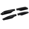 Toyota Prado 4 x Glossy Black Roof Rack Rail End Cover Caps (2009-2023)