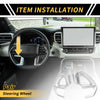 Toyota Tundra Steering Wheel Cover Trims Decor Sticker 1 Pair (2022–2024)