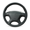 Honda Accord 2004-2007 Black Leather DIY Steering Wheel Cover