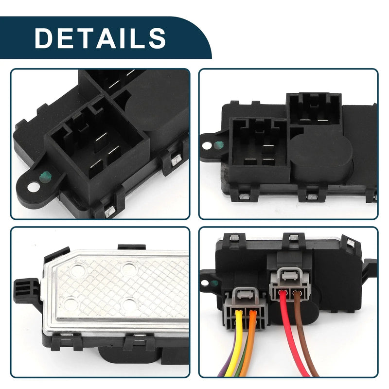 Dodge Dart L4 1.4L HVAC Blower Motor Resistor (2014-2016)