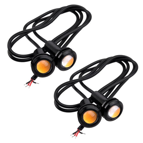 Chevrolet Colorado, Silverado, Ford 4x LED Amber Grille Mark Lights (2004-2023)