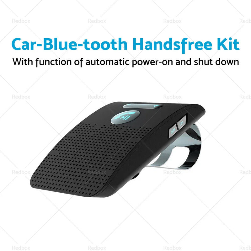 Black Car Sun Visor Bluetooth Handsfree Speaker Phone Clip