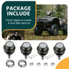Suzuki KingQuad 750 LTA750X 4x Upper & Lower Ball Joints (2008–2023)