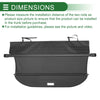 Subaru Outback 5 Seat Cargo Cover (2016-2019)