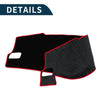 Honda Civic FL5 (2022-2024) Sun Protector Black Red Dashboard Cover Mat