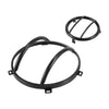 Jeep Wrangler Headlight Turn Signal Grill Guard Round Cover Kit (2007-2018)