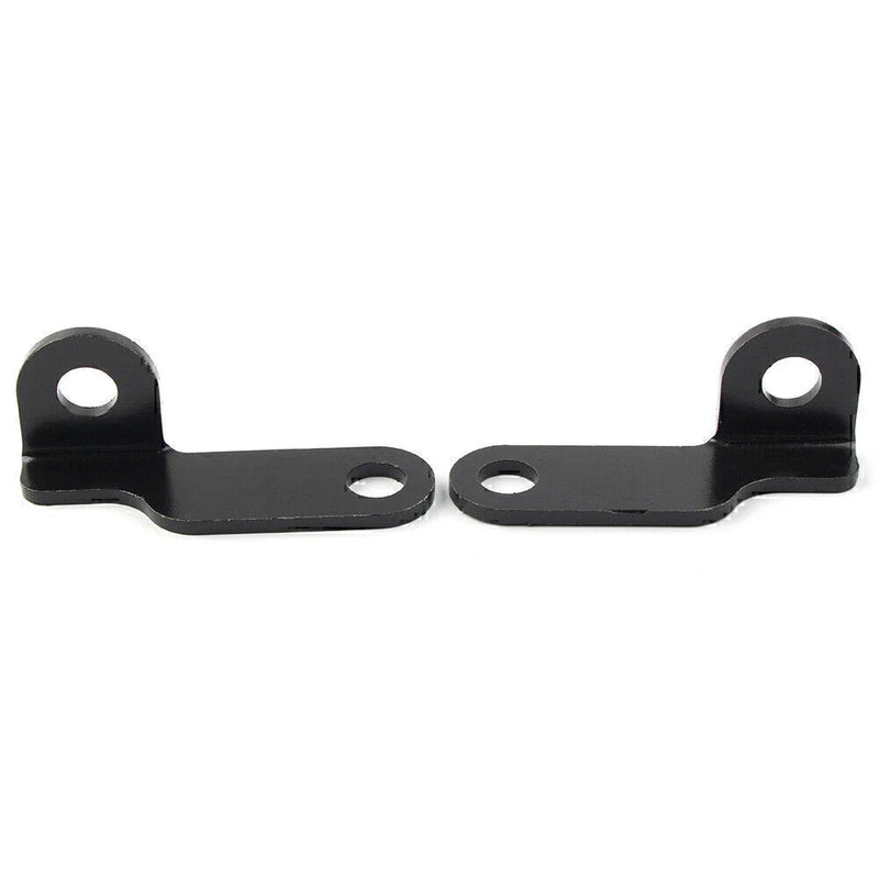 Harley Motorcycle Black Fork Clamp Turn Signal Light Mounts