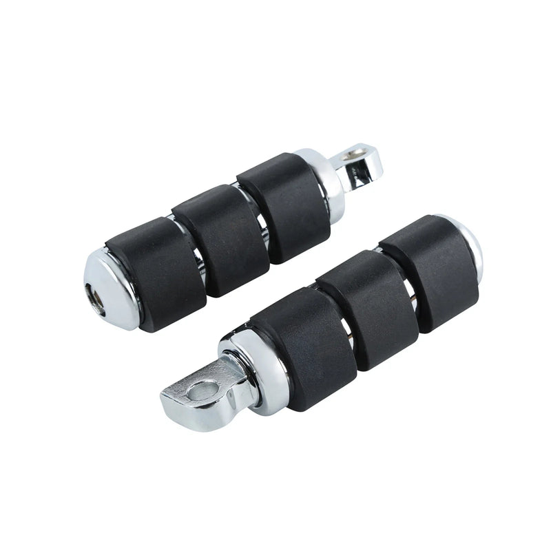 Harley Softail Dyna Chrome Anti Vibration Rubber Footpeg Pegs