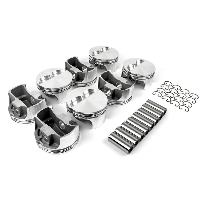 Chevy SBC 383 ci 6.0" Flat Top Forged Pistons