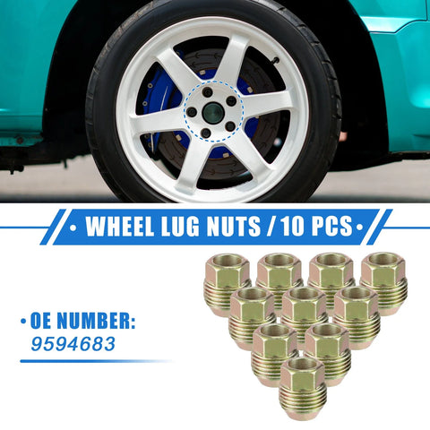 Chevrolet Equinox & Chrysler Sebring 10pc M12x1.5 Wheel Lug Nut