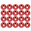Car 20 Pcs M6 Bumper Washer Bolts Engine Bay Fastener