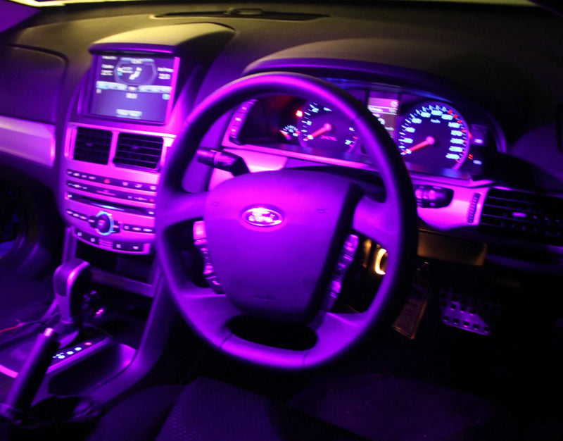 Ford Falcon AU BA BF XT XRR8 Turbo Red LED Interior Light Upgrade Kit