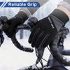 Mountain Biking Polyester Full Finger Outdoor Fleece Cycling Gloves