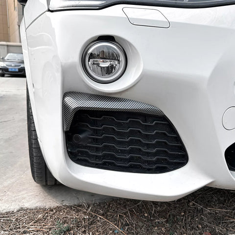 BMW X3 X4 F25 F26 M Sport Carbon Look Front Side Air Vent Trim (14-17)
