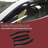 Ford Escape (2013-2019) Side Vent Visors Black Window Deflectors 1 Set
