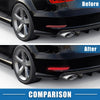Mercedes-Benz (ABS Red Gray) 1 Pair Rear Bumper Reflector Light