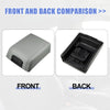 Ford F-150 (2015-2023) - Faux Leather Gray Center Console Lid Armrest Cover