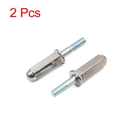GY6-125 2 x 6mm Thread Dia Exhaust Pipe Muffler Screws Bolts